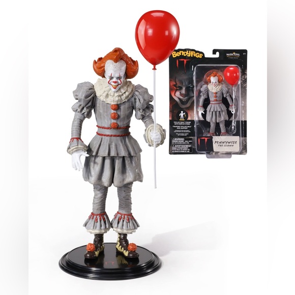 Figura De Acción The Noble Collection Bendable It Pennywise | Cuotas